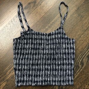 Brandy Melville Plaid Izzy Tank Top